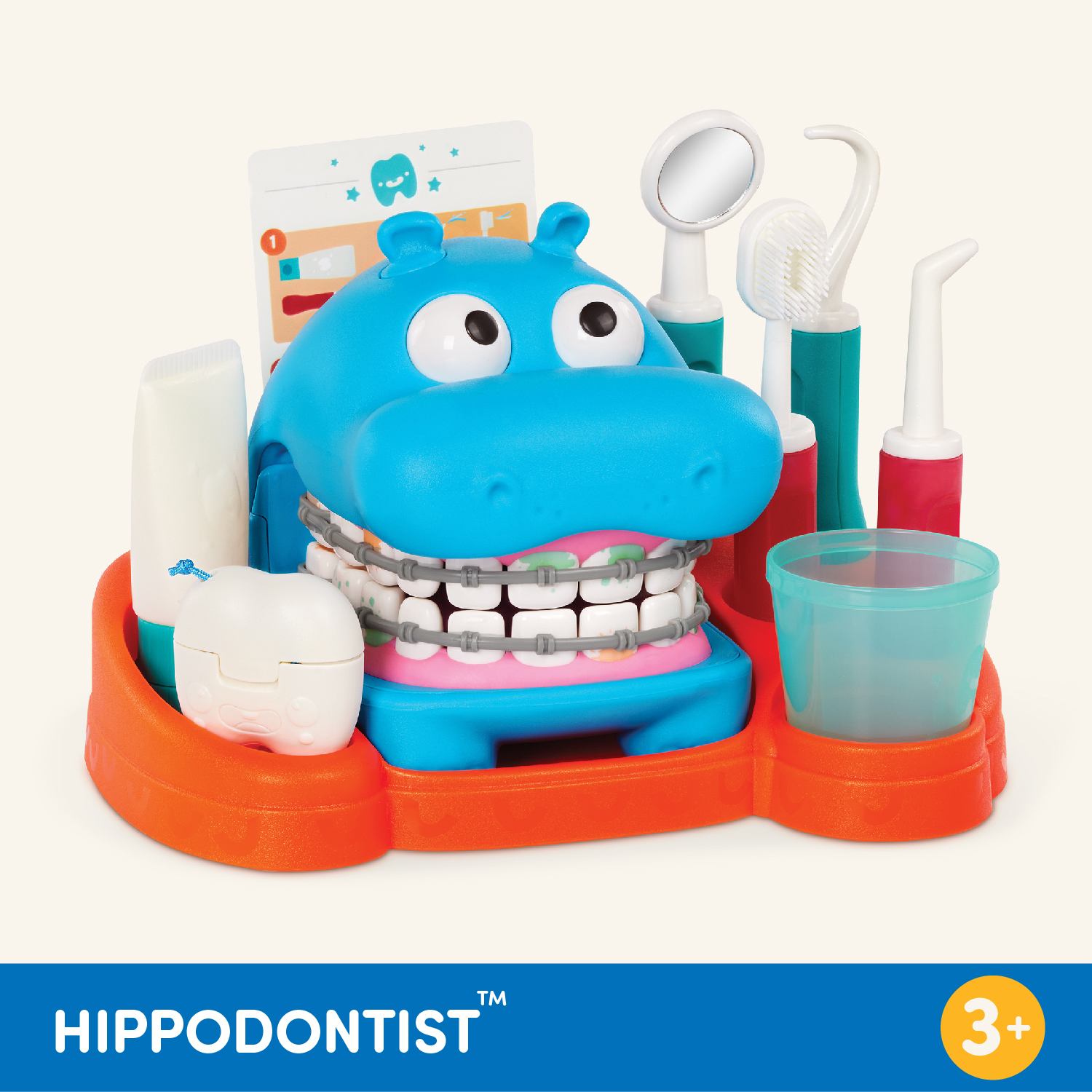 Battat Hippodontist Dentist Play Set for Preschool Classroom Fun